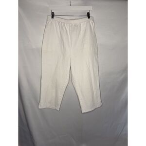 D&Co White Jeans Capri XL